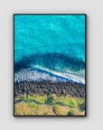 Burleigh Headland Aerial - Gold Coast - Art Print Tidaltones