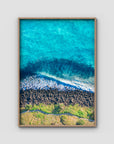 Burleigh Headland Aerial - Gold Coast - Art Print Tidaltones