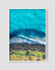 Burleigh Headland Aerial - Gold Coast - Art Print Tidaltones