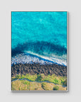 Burleigh Headland Aerial - Gold Coast - Art Print Tidaltones
