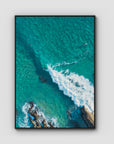 Currumbin Alley Top Down - Gold Coast - Art Print Tidaltones