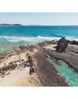 Currumbin Alley Rock Aerial - Gold Coast - Art Print Tidaltones