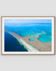 GBR Channel ii - Art Print - Traditional Frame - Raw Oak - Landscape