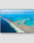 GBR Channel ii - Art Print - Float Frame Canvas - White - Landscape