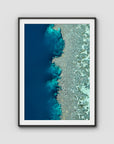 Reef Symmetry - Art Print - Traditional Frame - Black - Portrait
