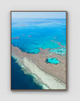 GBR Channel ii - Art Print - Float Frame Canvas - Raw Oak - Portrait