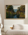 Hollywood Sign Palm Trees - Art Print