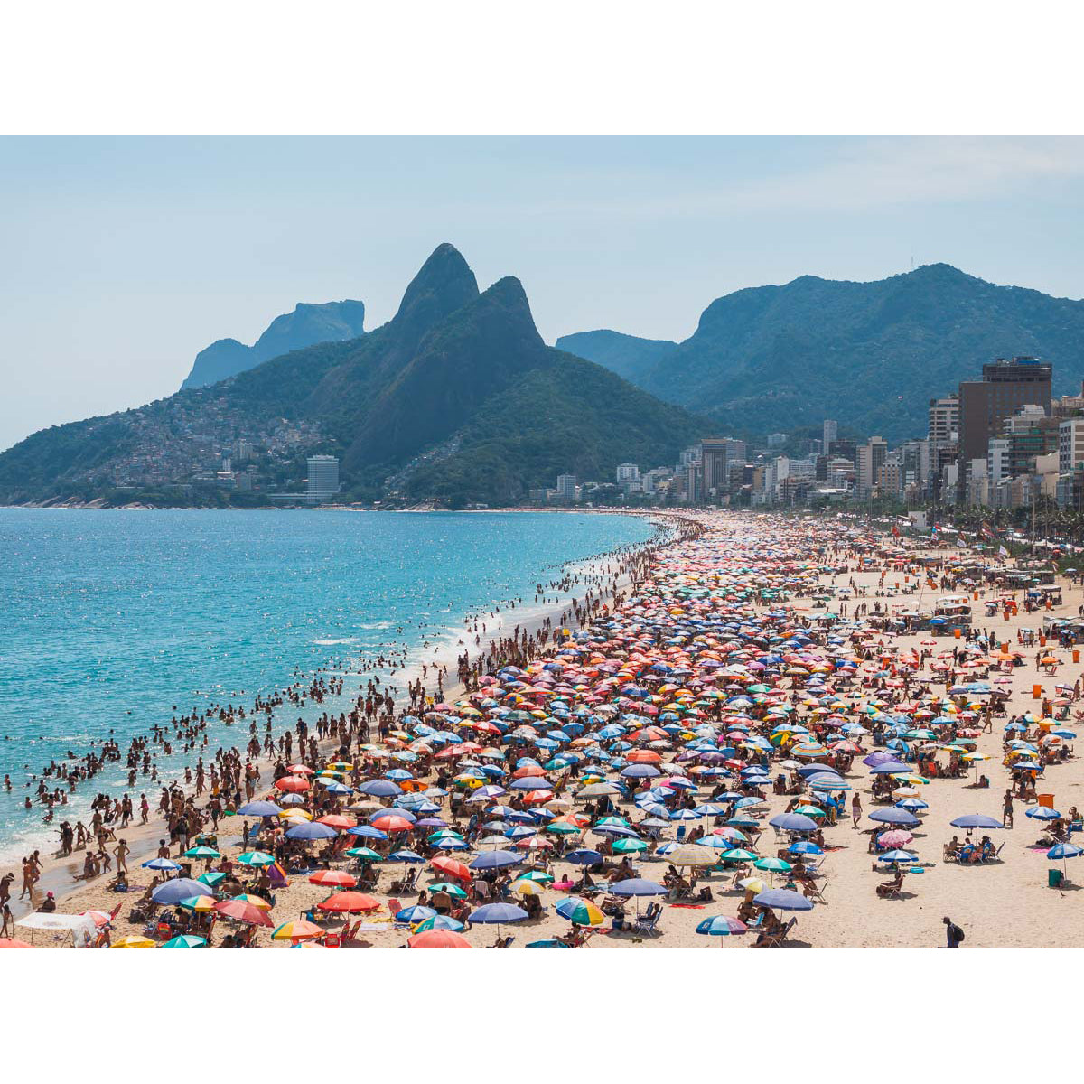 Ipanema Beach – Iconic Rio Summer Day Print - Tidaltones