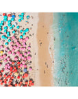 Ipanema Beach – Candy Umbrella Aerial Print - Tidaltones