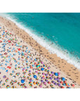 Ipanema Beach Aerial – Colour & Crowd Print - Tidaltones