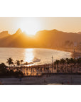 Ipanema Sunset – Golden Hour in Rio Print - Tidaltones