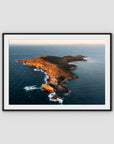 Humpy Island - Keppel Islands - Art Print - Traditional Frame - Black - Landscape