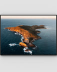 Humpy Island - Keppel Islands - Art Print - Float Frame Canvas - Black - Landscape