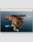 Humpy Island - Keppel Islands - Art Print - Float Frame Canvas - White - Landscape
