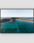 Emerald Bay - Keppel Islands - Art Print - Float Frame Canvas - Black - Landscape