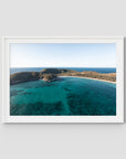 Emerald Bay - Keppel Islands - Art Print - Traditional Frame - White - Landscape