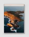 Humpy Island - Keppel Islands - Art Print - Float Frame Canvas - White - Portrait