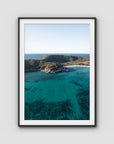 Emerald Bay - Keppel Islands - Art Print - Traditional Frame - Black - Portrait