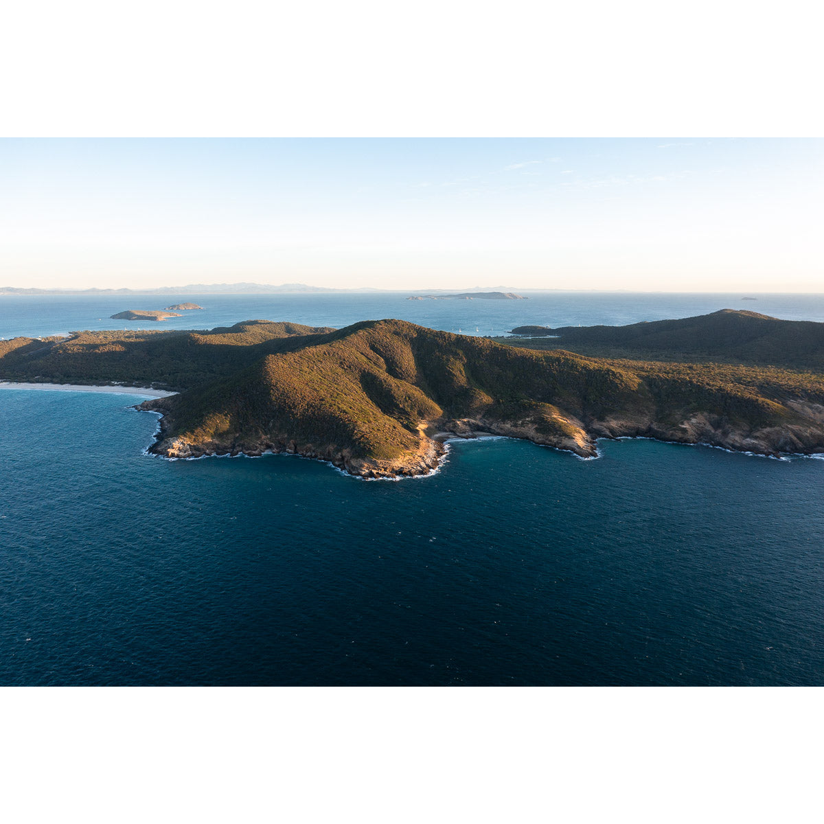 Great Keppel Island Aerial View - Art Print