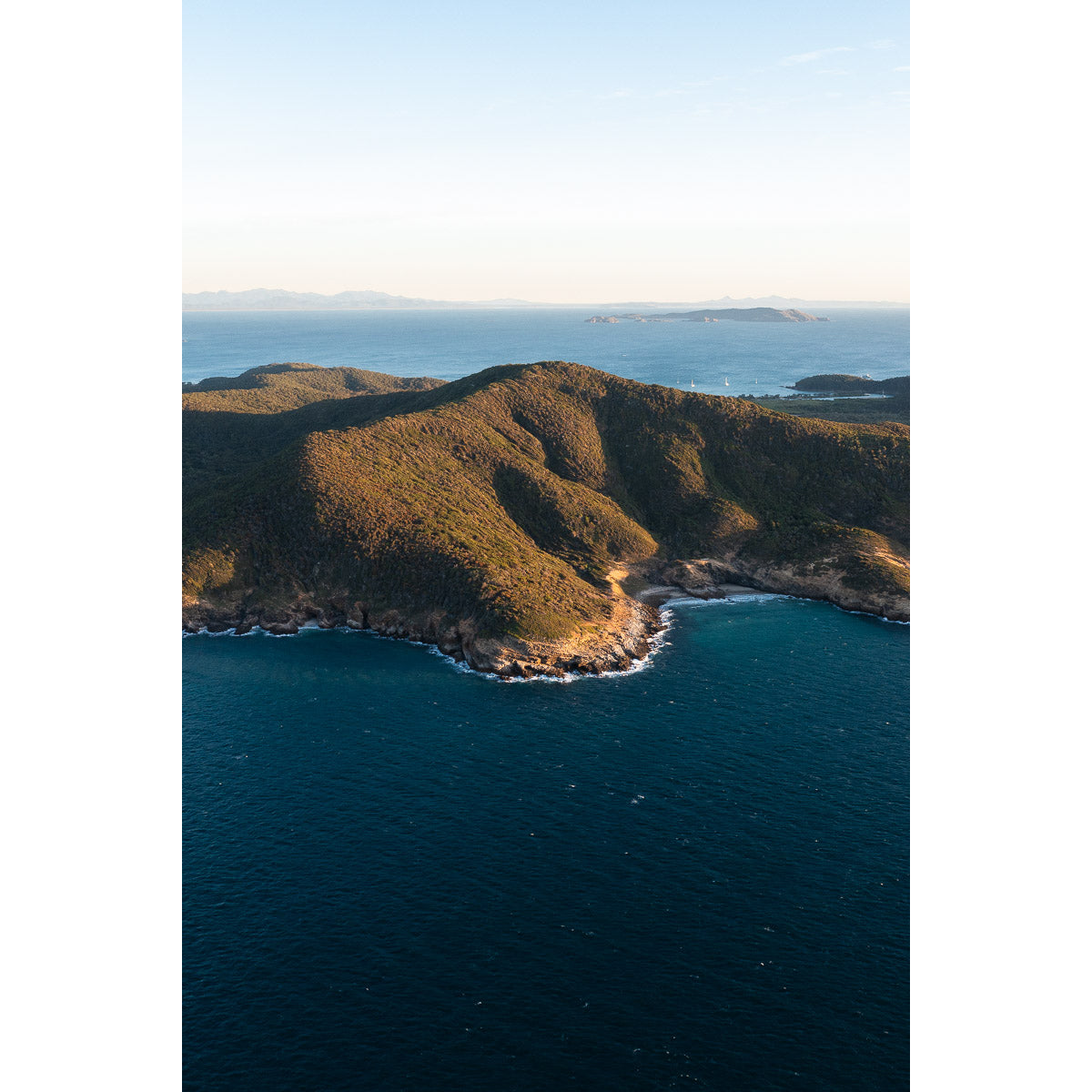 Great Keppel Island Aerial View - Art Print