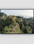 Top of The World - Art Print - Float Frame Canvas - Black - Landscape