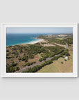 Coastal Road to Lennox - Fine Art Print - Traditional Frame - White - Landscape