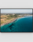 Lennox Coastal Curve - Fine Art Print - Float Frame Canvas - Black - Landscape