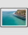 The Lineup - Lennox Head - Fine Art Print - Traditional Frame - Black - Landscape