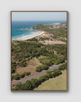 Coastal Road to Lennox - Fine Art Print - Float Frame Canvas - Raw Oak - Portrait