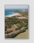 Coastal Road to Lennox - Fine Art Print - Float Frame Canvas - White - Portrait