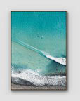 Lennox Top Down - Fine Art Print - Float Frame Canvas - Raw Oak - Portrait