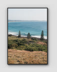 Lennox Ridge View - Fine Art Print - Float Frame Canvas - Black - Portrait