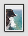 Edge of the Land - Lennox Head - Fine Art Print - Traditional Frame - Black - Portrait