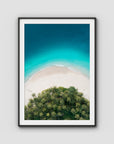Island Symmetry iii - Mentawai - Art Print - Traditional Frame - Black - Portrait