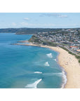 Newcastle Curve - Merewether - Fine Art Print Tidaltones