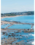 Merewether Oecan Baths - Fine Art Print Tidaltones