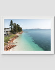 Corlette Mornings - Port Stephens - Art Print - Traditional Frame - White - Landscape