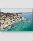 Corlette Aerial - Port Stephens - Art Print - Float Frame Canvas - White - Landscape