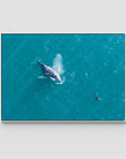 Breath of the Ocean - Art Print - Float Frame Canvas - White - Landscape