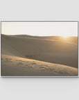 Birubi Sand Dunes - Port Stephens - Art Print - Float Frame Canvas - White - Landscape