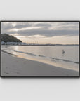 The Anchorage Corlette Sunset - Port Stephens - Art Print - Float Frame Canvas - Black - Landscape