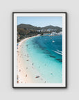 Nelson Bay Summer - Port Stephens - Art Print - Traditional Frame - Black - Portrait