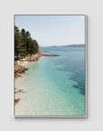 Corlette Mornings - Port Stephens - Art Print - Float Frame Canvas - White - Portrait