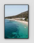 Shoal Bay Fun - Port Stephens - Art Print - Float Frame Canvas - Black - Portrait