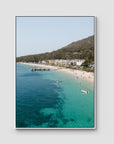 Shoal Bay Fun - Port Stephens - Art Print - Float Frame Canvas - White - Portrait