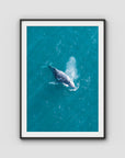 Breath of the Ocean - Art Print - Traditional Frame - Black - Portrait