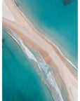 Fingal Spit Top Down - Port Stephens - Art Print