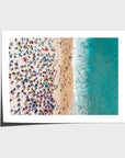 Ipanema Mosaic – Umbrella Rhythm from Above Print - Fine Art Paper - Unframed Print - Landscape