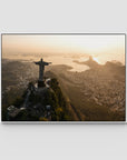 Christ the Redeemer – Sunrise over Guanabara Bay Print Tidaltones