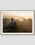 Christ the Redeemer – Sunrise over Guanabara Bay Print Tidaltones